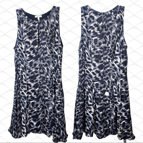 JOIE Silk Tavie Leopard Print Fit & Flare Mini Dress, Size Small - Picture 6 of 15